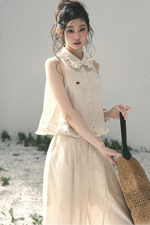 French Lace Top and Bud Skirt Set-Up