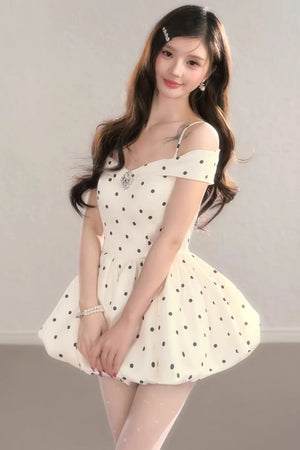 French Polka Dot Dress