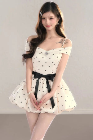 French Polka Dot Dress
