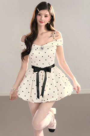 French Polka Dot Dress