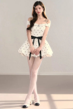 French Polka Dot Dress