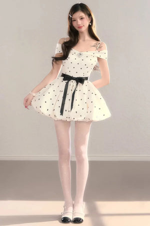 French Polka Dot Dress