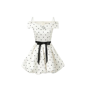 French Polka Dot Dress