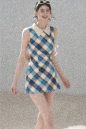 French Quilted Polo Bodycon Dress