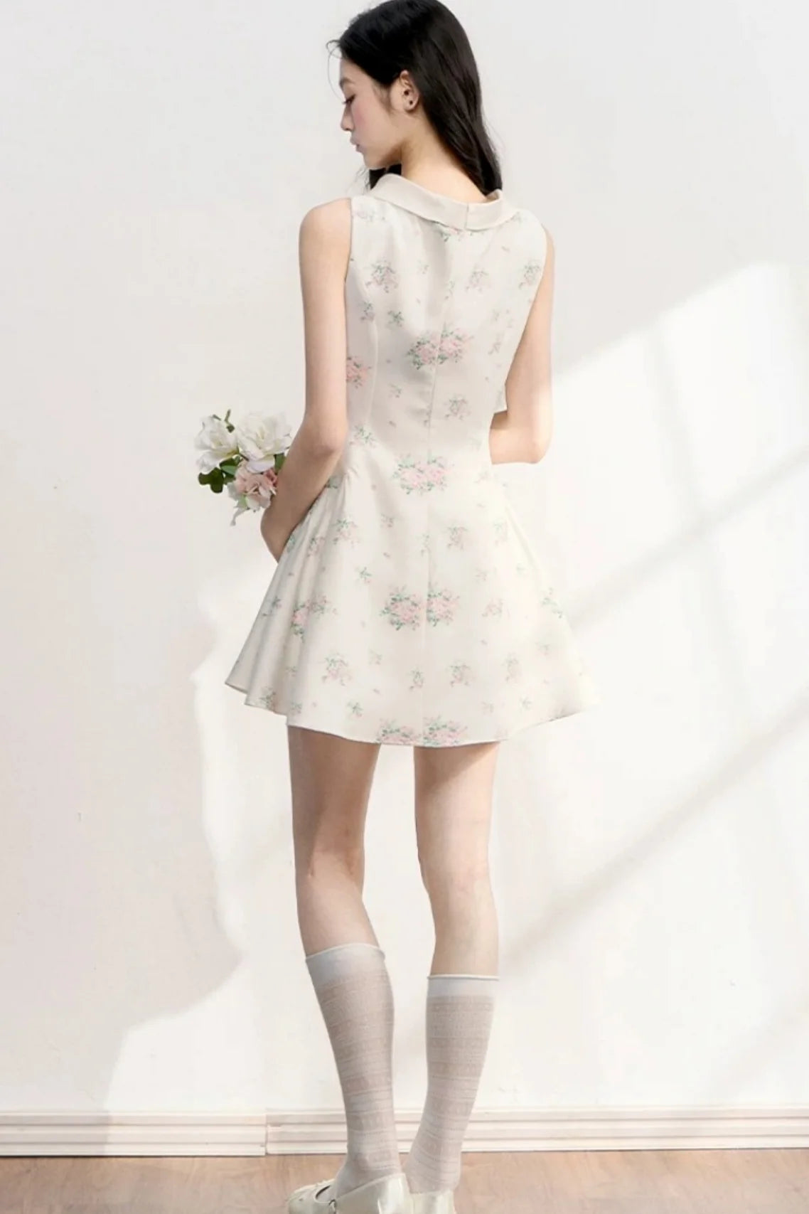 French Retro Bow Dress
