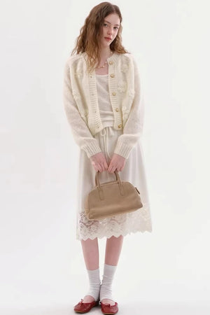 French Retro Lace Skirt