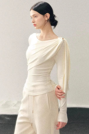 French Ribbon Design Blouse