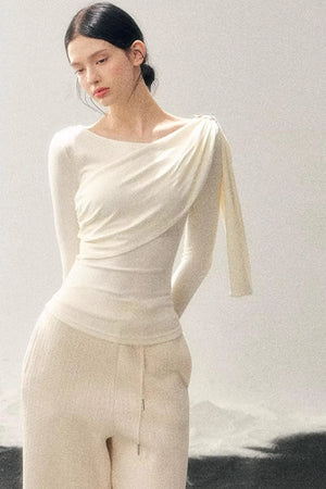 French Ribbon Design Blouse