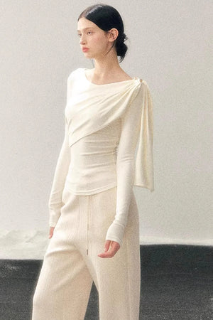French Ribbon Design Blouse