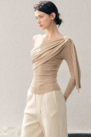 French Ribbon Design Blouse
