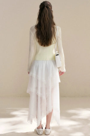 French Romantic Lace Skirt