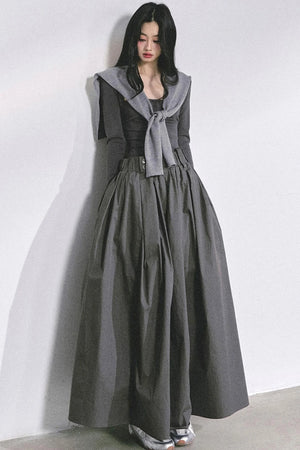 French Slimming Long Dress