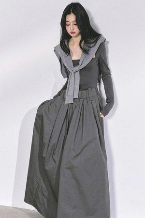 French Slimming Long Dress