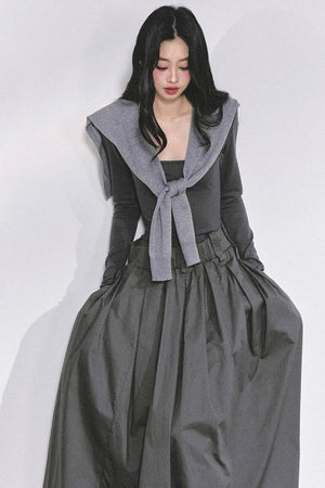 French Slimming Long Dress
