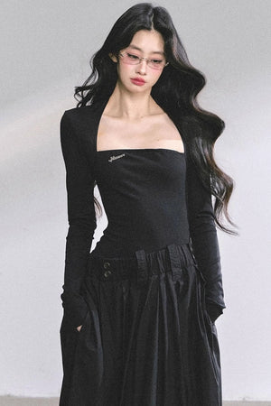 French Slimming Long Dress