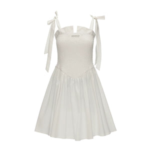 French Striped Bow Sundress