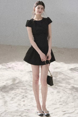 French Summer Puffy Dress