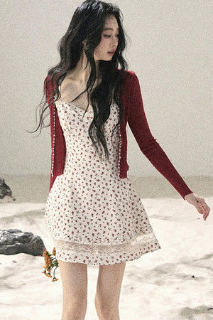 French Sun Protection Knit Cardigan Set-Up