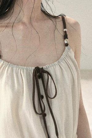 French Suspender Summer Dress