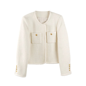 French Tweed Wool Jacket