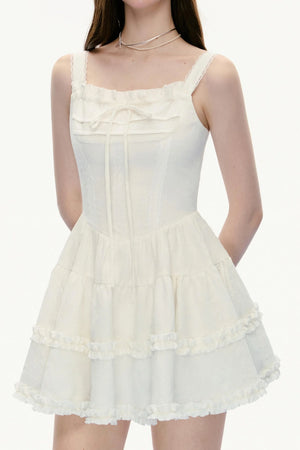 French Vintage Slim Slip Dress