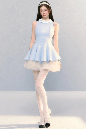 Fugitive Princess Mesh Panel Ballet Dress