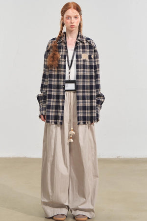 Fun Fringe Plaid Shirt