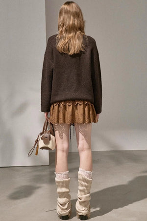 Furball Crew Neck Loose Sweater