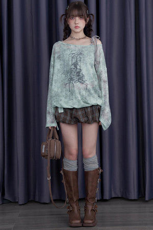 Galaxy Peplum Blouse Set-Up