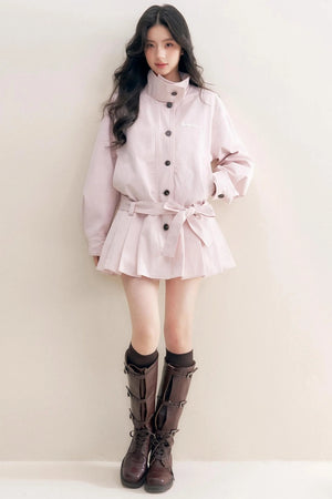 Geek Chic Lace Trench Coat