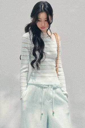 Gentle Glance Knitted Lace Top
