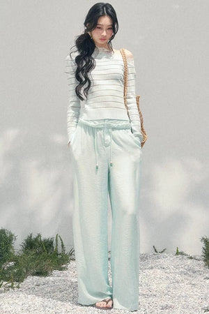 Gentle Glance Knitted Lace Top