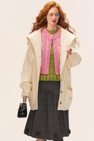 Gentle Knitted Cardigan Set-Up