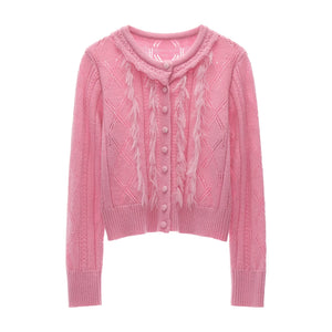 Gentle Knitted Cardigan Set-Up