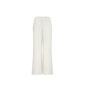 Gentle Wind Imitation Denim Straight Pants
