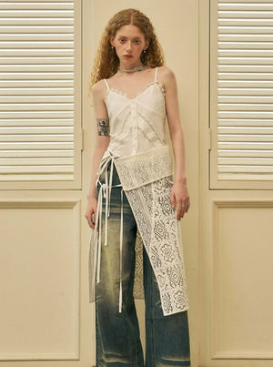 Geometric Patchwork Skirt