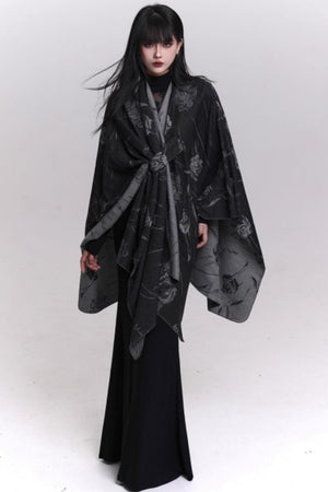 Ghost Girl Scarf Cape Shawl