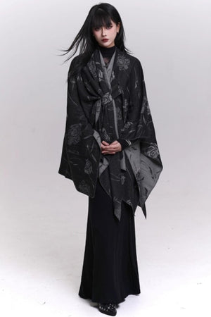 Ghost Girl Scarf Cape Shawl