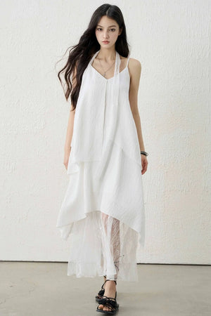 Ghost Lace Long Dress