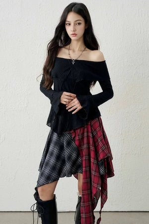 Ghostly French Textured Top