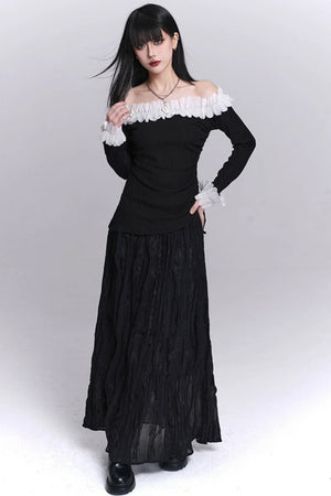 Ghostly One-Shoulder Top