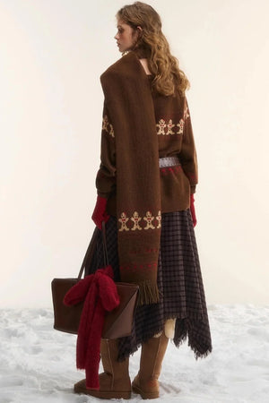Gingerbread Man Fair Isle Sweater Set