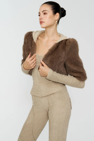 Girl Devil Horn Fleece Set-Up