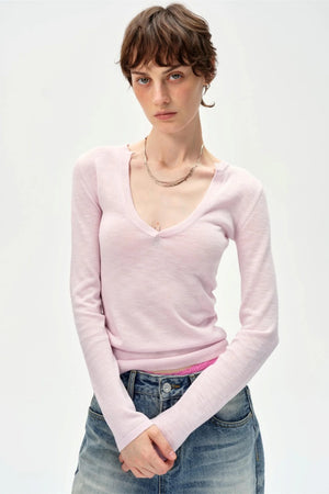 Glass Neck Knitted Base Top