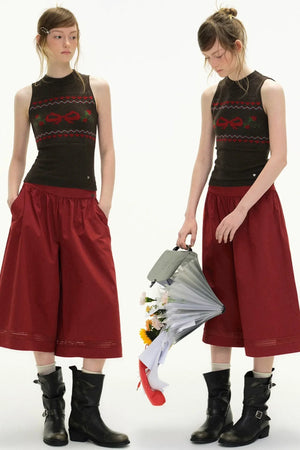 Glazed Sea Island Cropped Pants