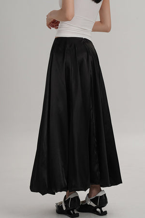 Glossy Umbrella Skirt