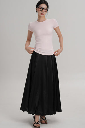 Glossy Umbrella Skirt