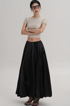Glossy Umbrella Skirt