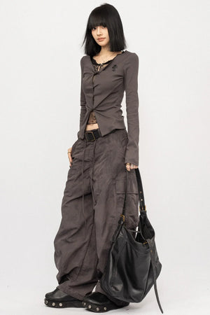 Gothic Lace Patchwork Top