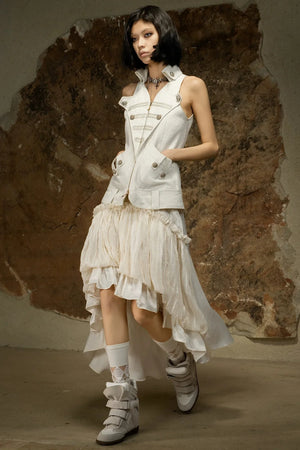 Gothic Sleeveless Halter Top